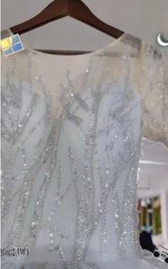 Robe de mariée de luxe 2024 à manches longues, style princesse, avec grande traîne, pour une allure de mariée élégante et raffinée - Product Image 5