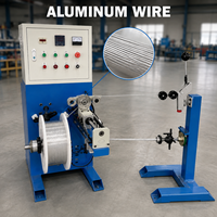 Enrouleur de fil automatique GS300 220V avec contrôle de tension stable, arrêt automatique, pour fil d'aluminium et d'acier, entraînement par anneau de roulement 5-450