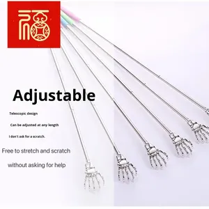 Multi-function 2 in 1 Customized Plastic Long Handle Back Scratcher With Shoe Horn <b>Puller</b> - Product Image 3