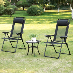 DB PVC <b>Folding</b> Lounge <b>Chairs</b> for Outdoor Courtyard & <b>Beach</b> Use for Shipping- Prohibited Leisure Furniture - Product Image 1