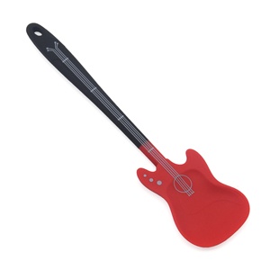 Outils de cuisson créatifs <span class=keywords><strong>Grattoir</strong></span> à crème en silicone en forme de <span class=keywords><strong>guitare</strong></span> Pelle à mélanger Pelle de cuisine - Product Image 4