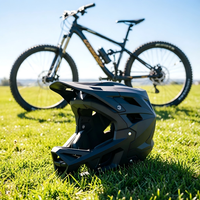 Casque intégral souple Worldcycle ZL-B069 pour VTT, coque en PC, EPS, étanche, pour VTT et vélo de route, réglable, boucle à dégagement rapide ITW