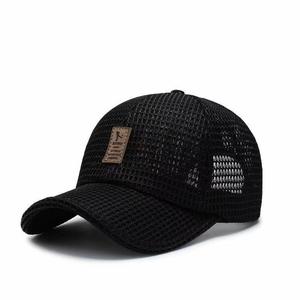 Thoải mái tối ưu có thể điều chỉnh Mũ bóng chày 100% polyester phong cách thể thao với màu đen Lưới Dot hiệu suất nhãn phiên bản mùa hè - Product Image 2