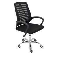 Chaise d'ordinateur, bureau à domicile, chaise de conférence, chaise de dortoir, chaise relevable, chaise en maille confortable, chaise pivotante