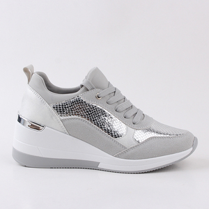 <span class=keywords><strong>Sneakers</strong></span> Casual da <span class=keywords><strong>Donna</strong></span> di Lusso Personalizzate con <span class=keywords><strong>Zeppa</strong></span> Alta e Tacco, Scarpe da Passeggio Casual da <span class=keywords><strong>Donna</strong></span> - Product Image 4