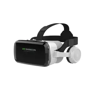 आभासी वास्तविकता स्मार्ट वी. आर. बॉक्स 3D चश्मा हेलमेट वायरलेस Headphones के लिए वी. आर. हेडसेट टीवी मूवी वीडियो गेम संगत आईओएस एंड्रॉयड