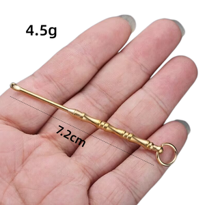 Mặt Dây Chuyền Móc Chìa Khóa Thủ Công Cổ Điển Thìa Tre Bằng Đồng Thau Bán Sỉ - Product Image 6