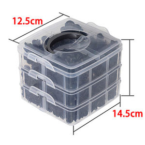 Kit de sujetadores de plástico para coche, Clips de retenedor de tamaño Regular para Panel de puerta, Clip embellecedor, hebilla de guardabarros de parachoques, remaches de coche, 620 Uds. - Product Image 6