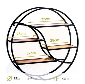 Bằng Gỗ Tường Kệ Cho Phòng Ngủ Bảng Lỗ Tường Kệ Chân Đế Tường Gắn - Product Image 3
