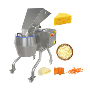 Ngành công nghiệp 1-2t/h công suất lớn tự động Mozzarella pho mát Shredder cắt dưa Chuột Khoai tây cà rốt lát cắt lát mỏng - Product Image 1