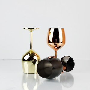 Calici <span class=keywords><strong>in</strong></span> Metallo Personalizzati per Feste e Matrimoni, Bicchieri da Vino Rosso <span class=keywords><strong>in</strong></span> Acciaio Inox 16oz, Flute per Champagne Oro Rosa, Calice da Vino <span class=keywords><strong>in</strong></span> <span class=keywords><strong>Rame</strong></span> - Product Image 3