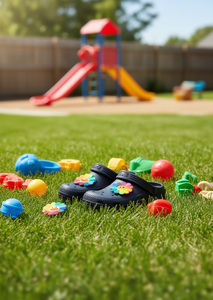 Sandali Zoccoli per Bambini Taglia 19 con Spille Animate Design Cartone Animato per l'Estate per Ragazze - Product Image 2