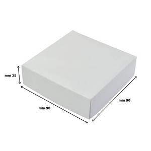 Customizable Logo Black Shiny Aluminium Pocket <b>Mirror</b> Compact Foldable LED <b>Makeup</b> <b>Mirror</b> 1x Magnification Diamond Pattern <b>Box</b> - Product Image 3