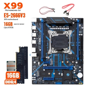 HUANANZHI X99 QD4 เมนบอร์ดรองรับ V3/V4 เมนบอร์ดเซิร์ฟเวอร์ DDR4 ชุดหน่วยความจำเดสก์ท็อป NVME USB 3.0 X99 เมนบอร์ด X - Product Image 5