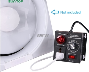 Biến điều khiển tốc độ SCR điều khiển điện áp phù hợp cho quạt <span class=keywords><strong>Router</strong></span> động cơ điện trở lại AC 120V 220V/ 15A/ 4000W max - Product Image 6