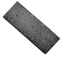 ASAP Premium Eco-Friendly Damascus Stainless Steel Solid Strips Rods Raindrop Pattern Forged Steel Billets Custom Logo for Knife