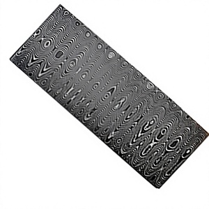 Varillas de Acero Inoxidable Damasco Ecológicas de Primera Calidad ASAP, Patrón de Gota de Lluvia, Acero Forjado, Logotipo Personalizado para Cuchillos - Product Image 1