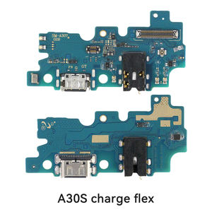 Placa de puerto de <span class=keywords><strong>carga</strong></span> USB Original para Samsung A30S A20 A02 A02S A04E, Conector de placa base de cargador rápido, Cable flexible, micrófono - Product Image 6
