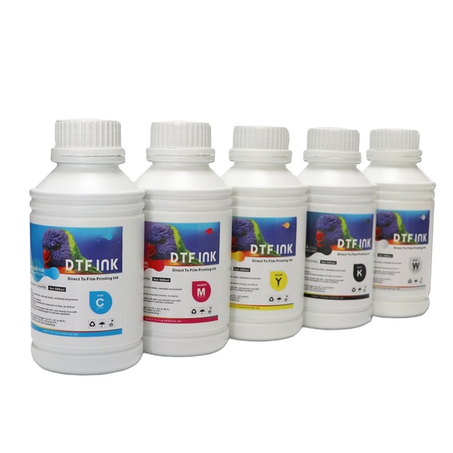 Ink Jet Dtf Ink for Epson DTF L1800 P600 P800 P5000 White Ink Dtf Printer 500ml/bottle White Dtf Ink for epson L1800