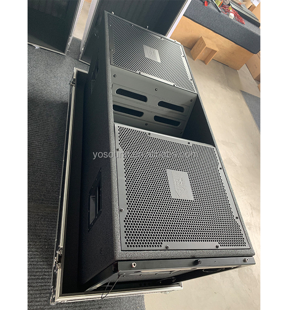 Pro Sound Dual 15 Inch Line Array Speakers System Power Amplifier Professional Stage Music for Wedding