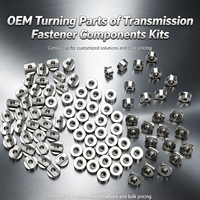 Kits de composants de fixation pour transmission, OEM ODM, usinés avec précision par CNC en acier au carbone, pour personnalisation à la demande