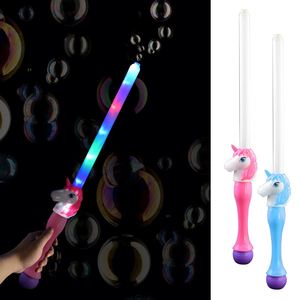 Water Toys Unisex Neon Theme LED Wand Toy Kids' <b>Magic</b> Plastic Flashing <b>Bubbles</b> Sword Amusement Park & Theme Park Merchandise - Product Image 1