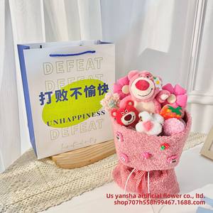 Venta caliente regalo chino del Día de San Valentín mejor amigo muñeca ramo graduación amante juguete y decoración de <span class=keywords><strong>fiesta</strong></span> al por mayor - Product Image 3