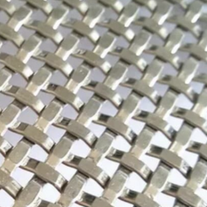 Thép Không Gỉ Trang Trí Lưới Bền Dây Vải Với Đồng Bằng Dệt Dệt Màn Hình Cho Rèm Trang Trí - Product Image 3