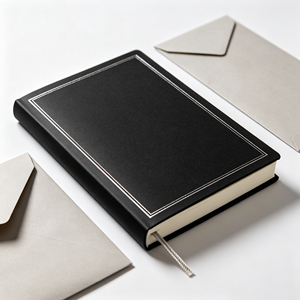 Impression personnalisée en gros de carnets A5 à couverture rigide, papier épais anti-transparence avec marque-page, idéal pour cadeau étudiant - Product Image 1