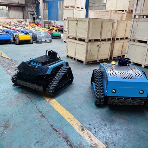 Tondeuse à gazon robotisée sans fil 4 temps Y16-800 à commande à distance 800 mm, cylindre à essence, capacité de franchissement inégalée (50°) - - Product Image 4