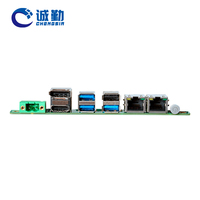 Carte mère industrielle Intel Elkhart Lake Celeron J6412 3.5 pouces IOT 2 * DDR4 2 * Lan 6 * COM X86 ordinateur à carte unique intégré SBC
