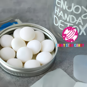 OEM personalizado en forma de bola Cool Bubble Gum Candy Fresh Breath Sugar Free Menta Mint Sabor Goma de mascar - Product Image 3
