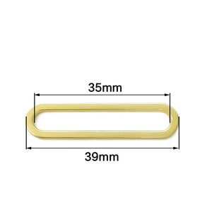 Zinc Alloy Gold Oval Adjuster <strong>Ablong</strong> Adjuster Ring Adjuster for Bra Accessories - Product Image 5