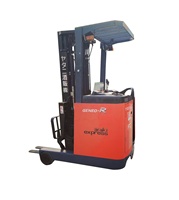 Chariot élévateur à fourche électrique d'occasion efficace de 1,5 tonne, modèle japonais 7FBR15, élévateur à fourche compact, hauteur de levage 5m, bon prix, à vendre