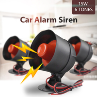 {Manufacturer} SMARSECUR 12V 110db 6 Tones Van Car Vehicle Security Loud Wire Alarm Siren for Car