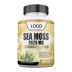 OEM/ODM-unterstützte Immun-Vegan-Pillen, Bio-Seamoss-Kapseln als Nahrungsergänzungsmittel, Eigenmarke für Erwachsene, nicht für Schwangere geeignet - Product Image 1