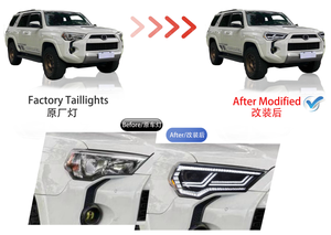 Sindar tự động dẫn đèn pha lắp ráp đầu đèn phụ kiện 12V 6000K cho Toyota 4 Runner 2014 2022 phong cách mới đèn <span class=keywords><strong>LED</strong></span> - Product Image 6