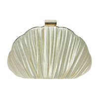 Nouveau Sac de Soirée Vintage Tendance pour Femme, Pochette Polyvalente en Forme de Coquille, Sac Bandoulière Plissé Simple, Sac à Main pour Dames
