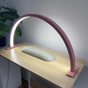 Lampe à arc pour ongles en forme de U Lampe de bureau pour manucure Lampe demi-lune