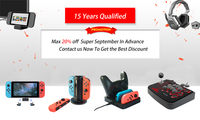 Control de Juego con Joystick y Batería Recargable de 380 mAh para Nintendo, Gran Venta