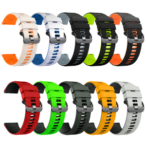 Correa de silicona universal de 22mm para Huawei Watch 5 4/GT6 <span class=keywords><strong>Pro</strong></span> <span class=keywords><strong>GT</strong></span> 6 5 4 <span class=keywords><strong>3</strong></span> 2 46mm para Samsung Garmin <span class=keywords><strong>Amazfit</strong></span> banda de liberación rápida - Product Image 1