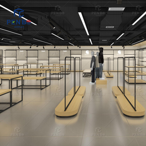 Espositore da Parete Personalizzato a LED per Negozi Sportivi, Arredamento in Metallo per Negozi di Abbigliamento, <span class=keywords><strong>Design</strong></span> per Negozi di Articoli Sportivi - Product Image 1