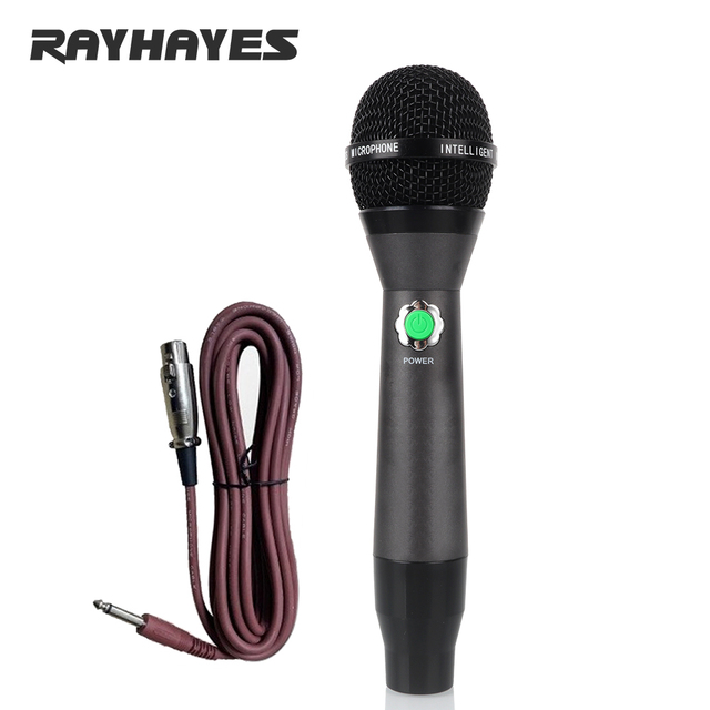 RAYHAYES RD-W04 Professional Stage Wired Microphone Metal Microphone Suitable for Speech Singing