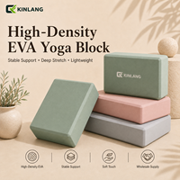 Bloc de yoga en EVA haute densité, écologique, durable, léger et antidérapant pour adultes, enfants, danse et fitness – Vente en gros
