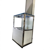 Ascenseur hydraulique pour maison, élévateur résidentiel avec une capacité de 250-350 kg et une plateforme de 1200x1000 mm pour usage en villa