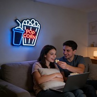 Enseigne néon LED IP65 Neonawall, lumière murale USB à intensité variable, pour cinéma maison, bar, boutique, décoration commerciale, vente en gros, personnalisable
