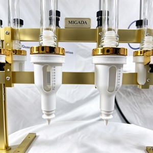 Espositore per Profumi a 6 Testine con Distributore a 6 Pompe, Dispenser per 6 Bottiglie di Profumo, Design Girevole - Product Image 6