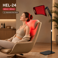 Panneau de luminothérapie rouge réglable GLPE, appareil de beauté LED infrarouge proche sur pied pour le visage, SPA à domicile, soins de la peau, prise US