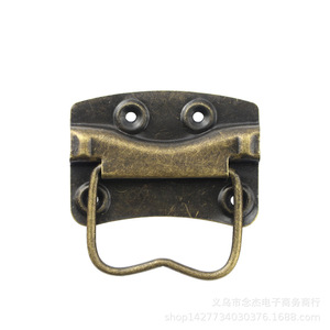 A37 ที่จับกล่องเหล็กแผ่นโลหะ ที่จับพับได้ ทนทาน สำหรับกล่อง สไตล์จีนใหม่ - Product Image 1