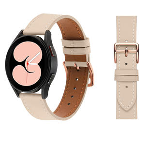 <span class=keywords><strong>Bracelet</strong></span> de <span class=keywords><strong>montre</strong></span> intelligente pour <span class=keywords><strong>femme</strong></span> en cuir synthétique de 20 mm, design sportif avec boucle à ardillon, compatible avec plusieurs marques de montres, y compris Amazfit - Product Image 5